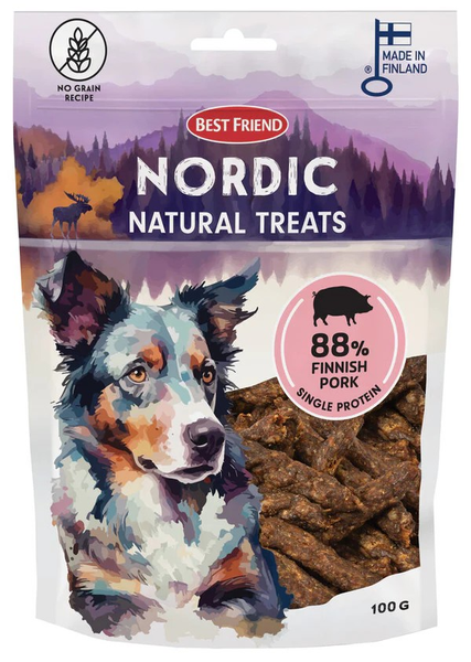 Best Friend Nordic Natural Treats Porsas 100 g