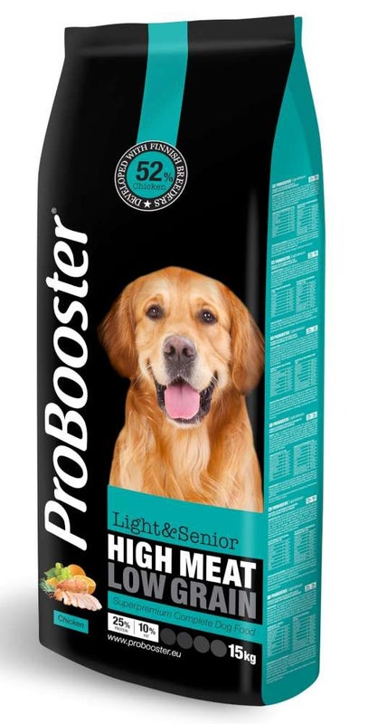 ProBooster Adult Light & Senior Chicken 15 kg